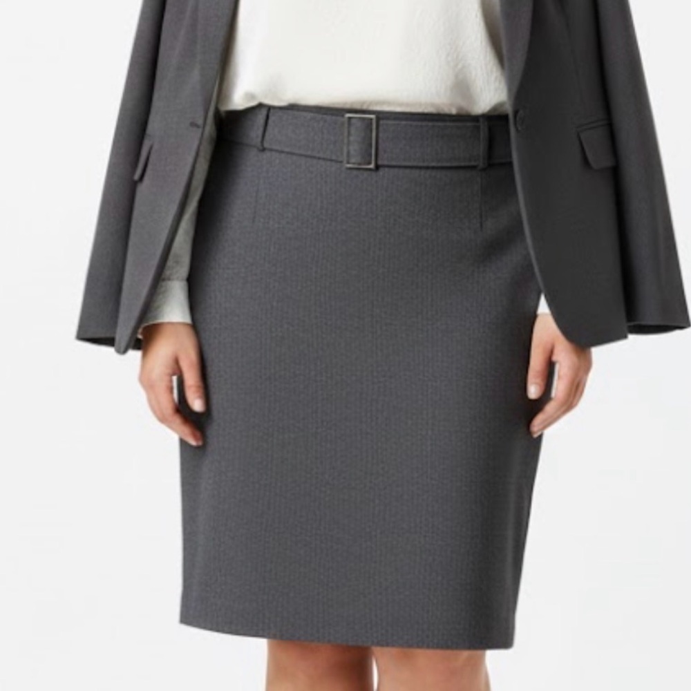 SKIRT of Alex Marie , Gray Mini Pencil Skirt for Work or Casual Style !